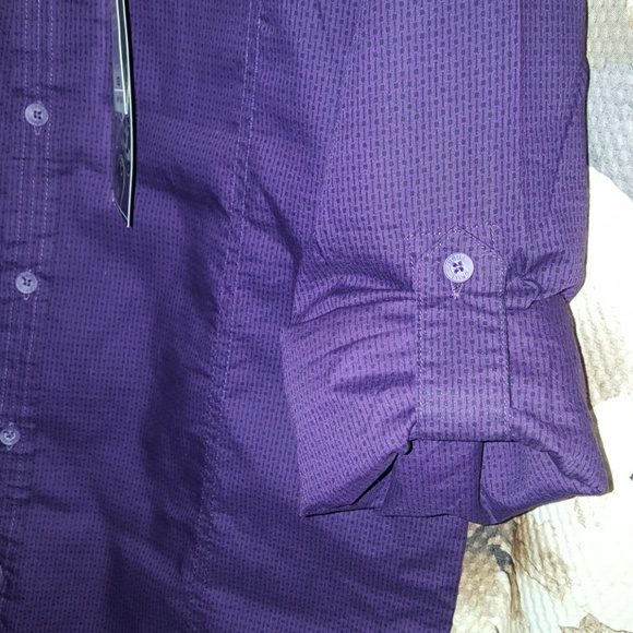 Drill Clothing Company Shirts Mens Dress Shirt Eggplant Poshmark